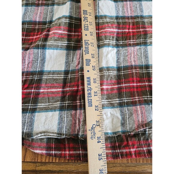 Red Head Flannel Shirt Size XLT Long Sleeve Plaid Cotton Rodeo Western Hiking - Picture 13 of 13